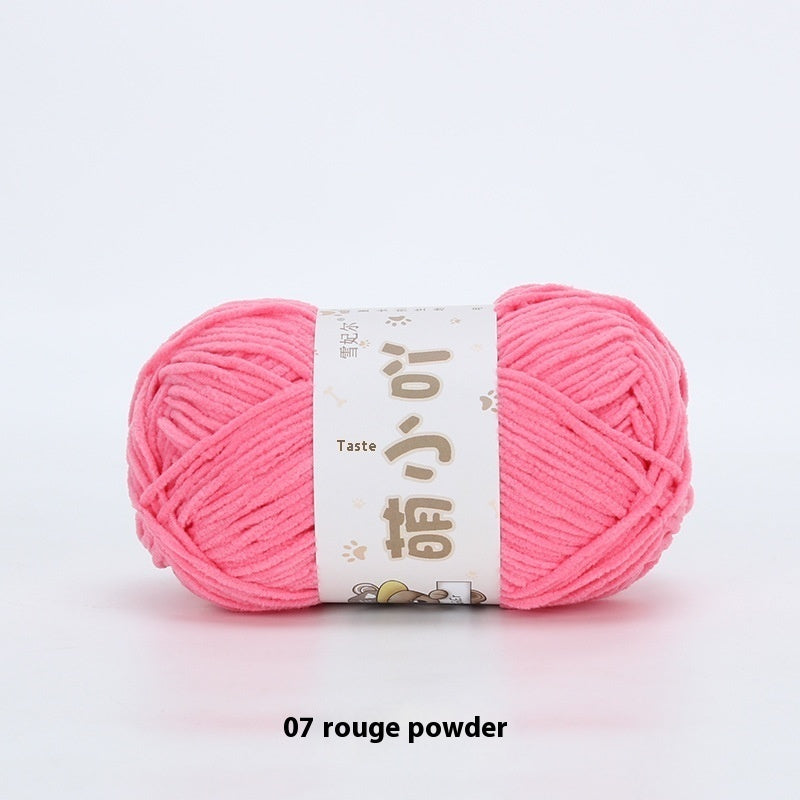 Chenille Wool Ball Hand-woven Diy