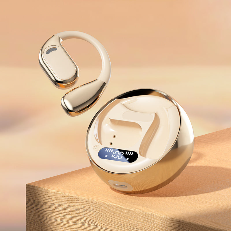 Fall Open - Ear Weireless Earphone, Lightweight Earphone , Noice Cancelling Bluetooth - CompatibleStereo
