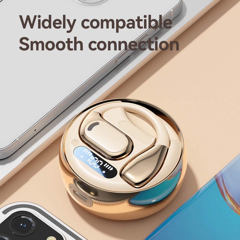 Fall Open - Ear Weireless Earphone, Lightweight Earphone , Noice Cancelling Bluetooth - CompatibleStereo