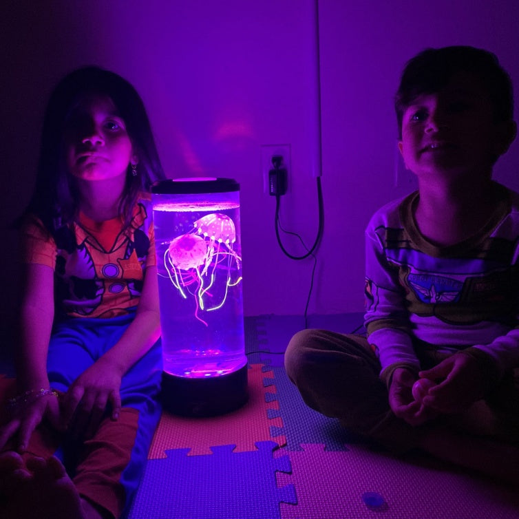 مصباح ليلي LED لحوض قنديل البحر يعمل بمنفذ USB