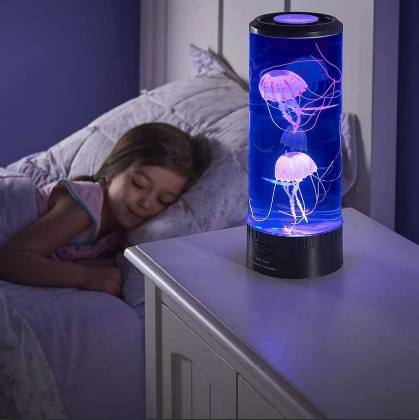 مصباح ليلي LED لحوض قنديل البحر يعمل بمنفذ USB