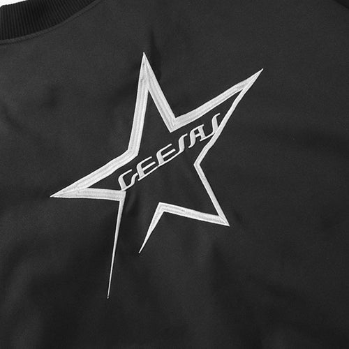 Five-pointed Star Embroidery Workwear Jacket Men's Baseball Uniforms