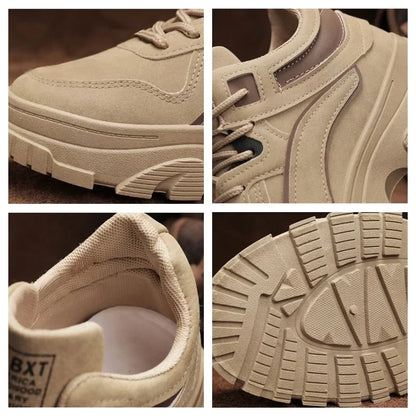New sports anti slip work versatile, lightweight and casual men's construction site work labor protection trendy shoes