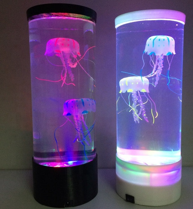 مصباح ليلي LED لحوض قنديل البحر يعمل بمنفذ USB