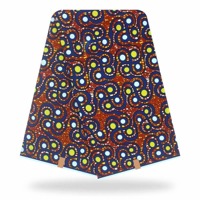 Printed batik cotton garment fabric