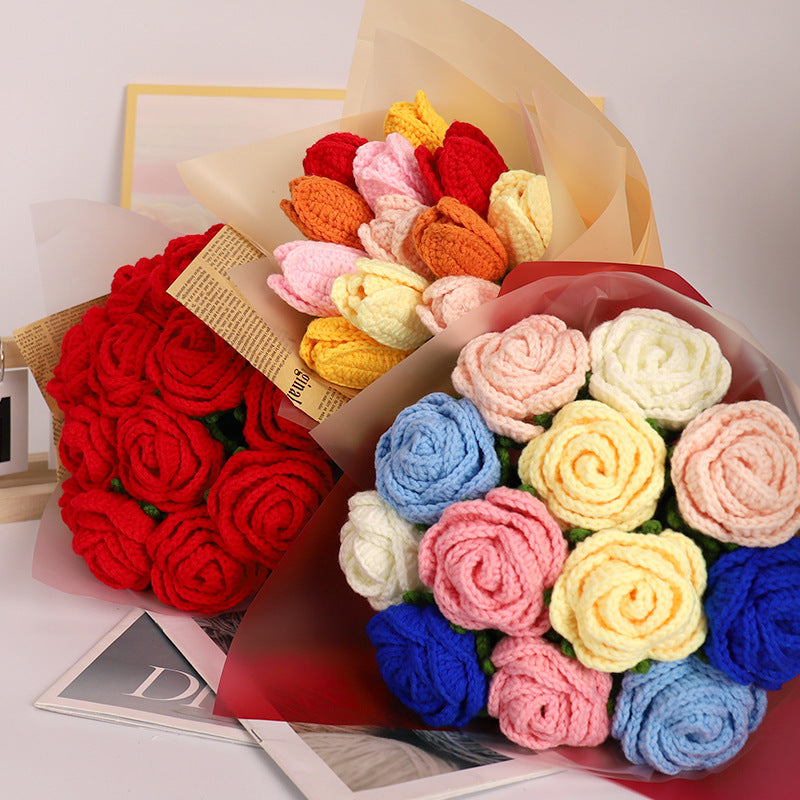 Chenille Wool Ball Hand-woven Diy