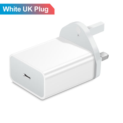 20W QC3.0 PD Mobile Phone Charger Single Port Charging Head Travel Charging Head