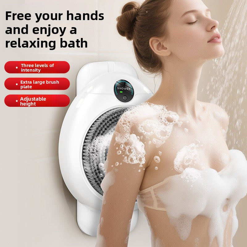 Wall-Mounted Automatic Smart Bath Machine with Removable Electric Brush