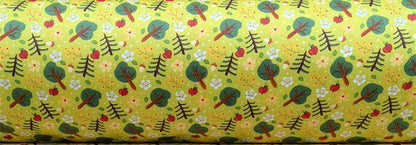 Cartoon Panda And Tiger Cotton Twill