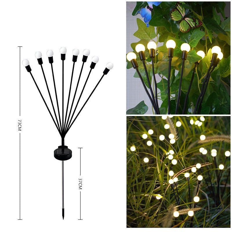 مصباح أرضي هوائي LED على شكل فيرلاي