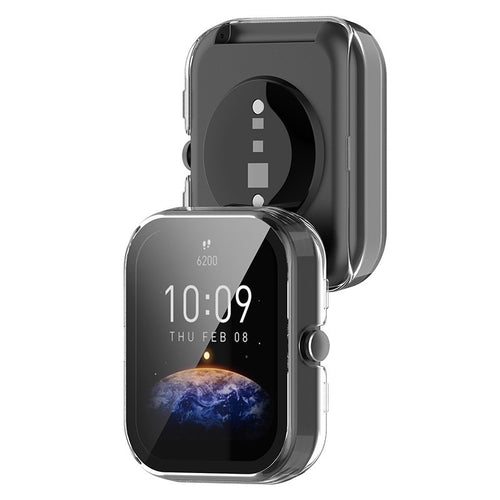 Applicable To Huami Amazfit Bip3 Pro Watch Case Tempered Film Integrated Shell Drop-resistant Hard Case