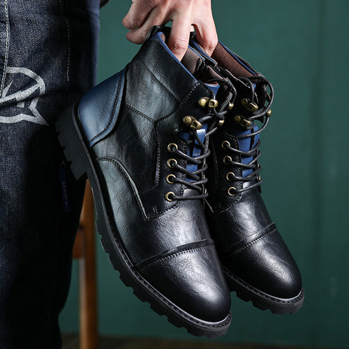 Fashion High Top Working Wear Style Boots