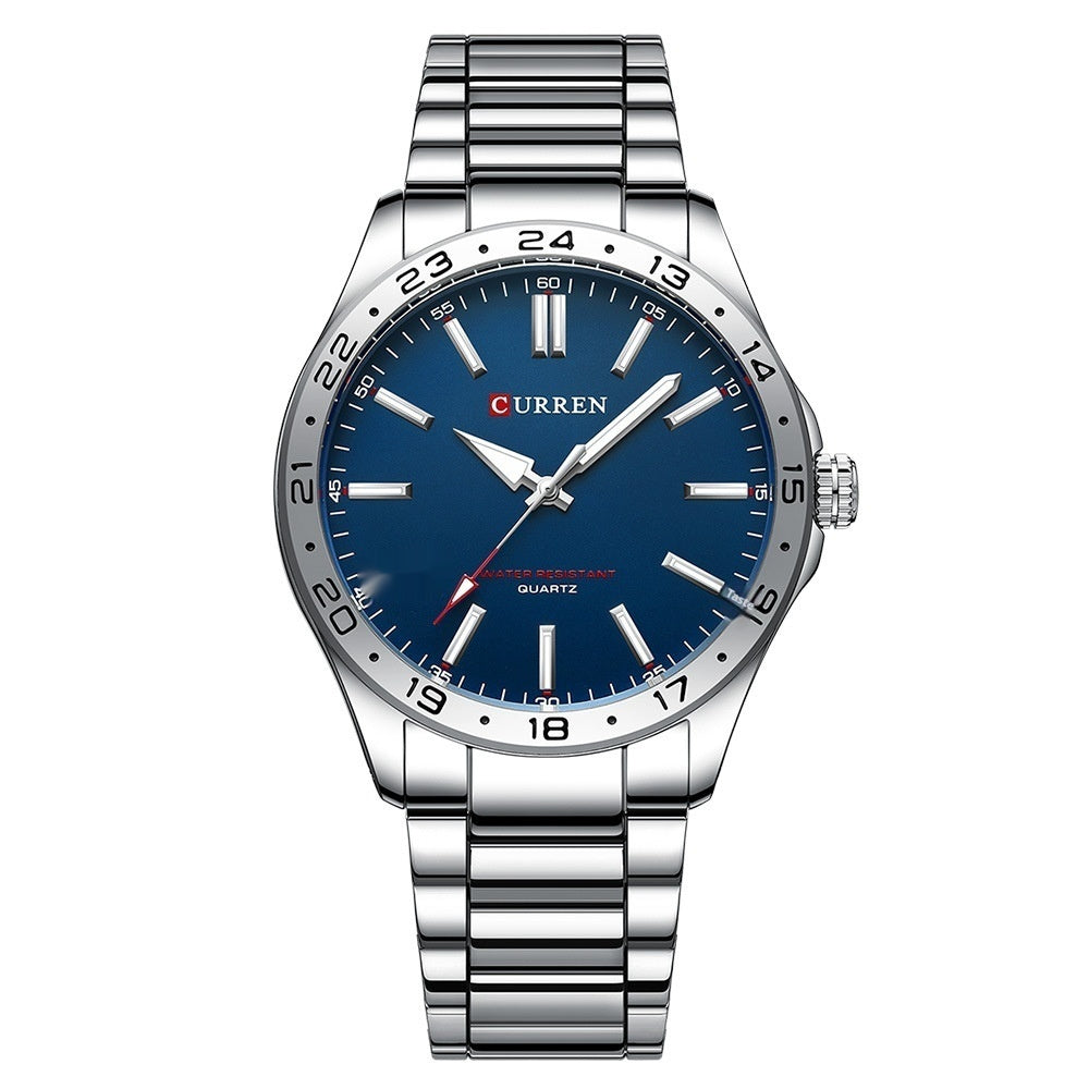 Carryan Men's Steel Belt Quartz Watch