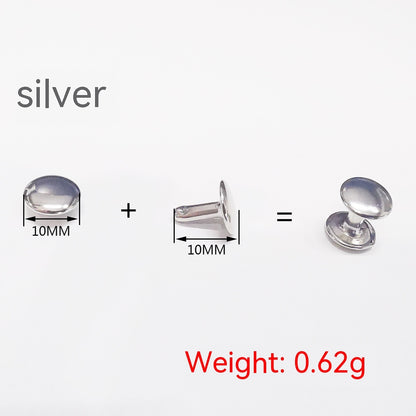 Belt DIY Mounted Rivet Double-sided Rivet Small Flat Nail