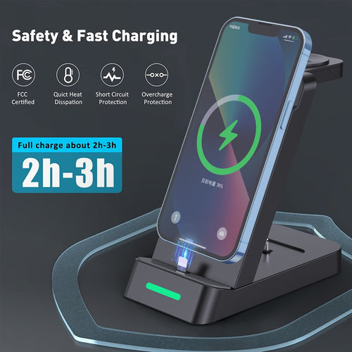 Wireless 3 In 1 Da 65W Fast Wireless Charger