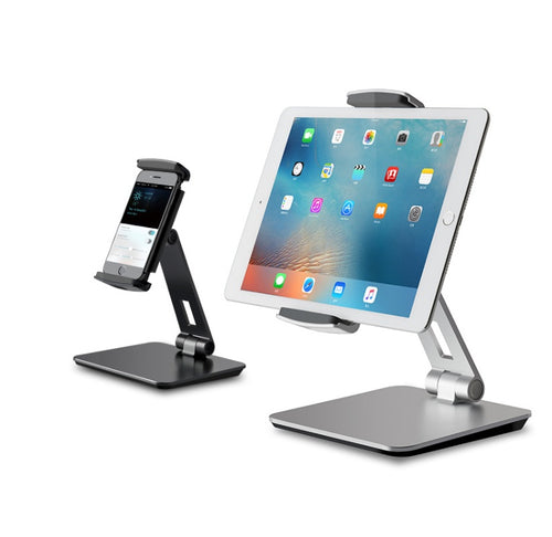 Desktop phone tablet holder