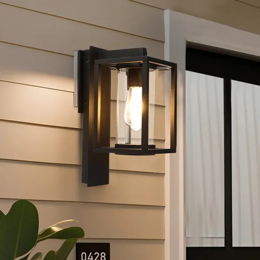 Outdoor Wall Light With Motion Sensor,Dusk To Dawn Pure Aluminum Wall Mount Lamp