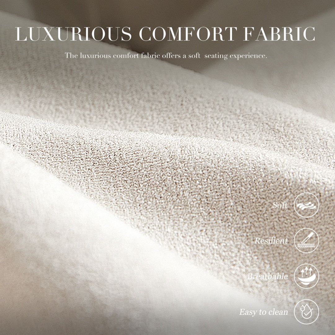 Only Self Pickup--360 Swivel Accent Chair, Upholstered Armchair With Back Support Pillow, Modern Living Room Sofa Arm Chair- Beige