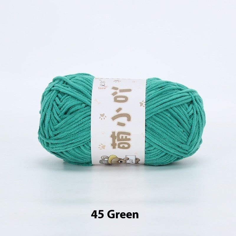 Chenille Wool Ball Hand-woven Diy