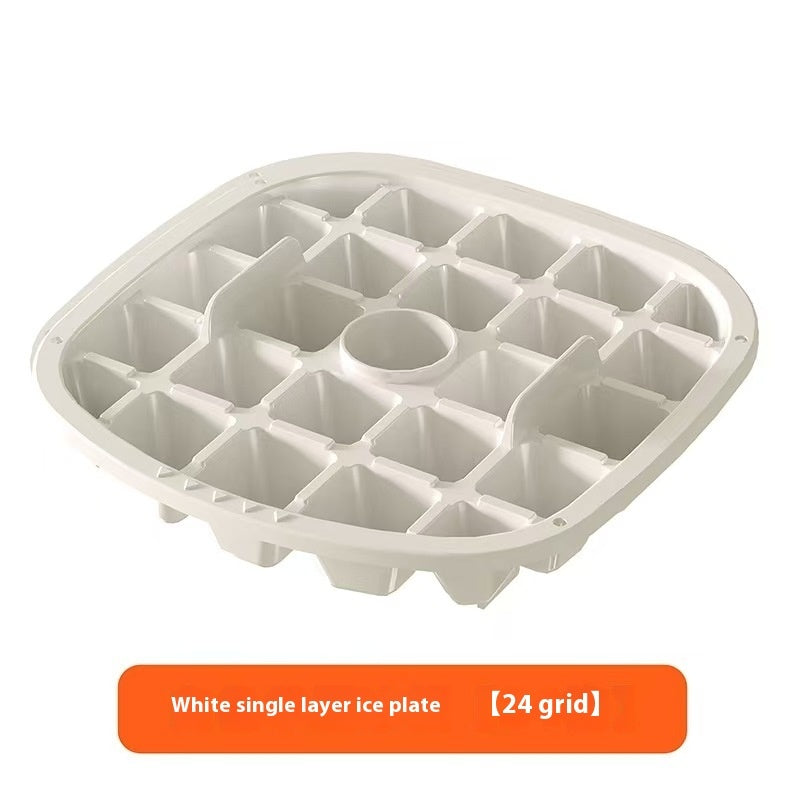 Convenient Outdoor Portable Ice Tray Large Capacity Ice Bucket 48 Extra-Large Ice Maker Food Grade Plastic Storage