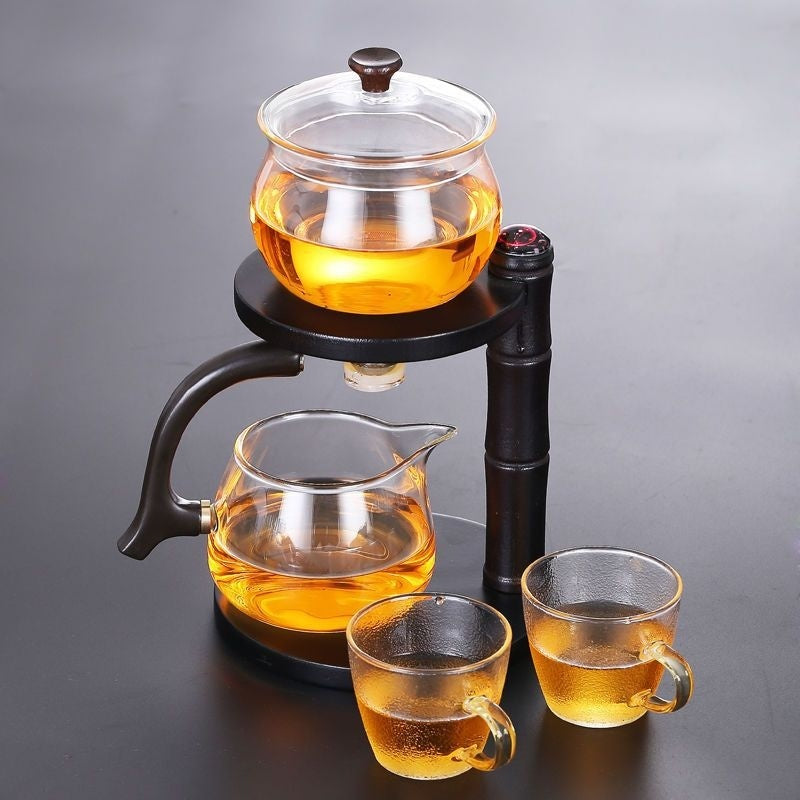Glass Semi-automatic Fully Automatic Tea Set Suit Lazy Household