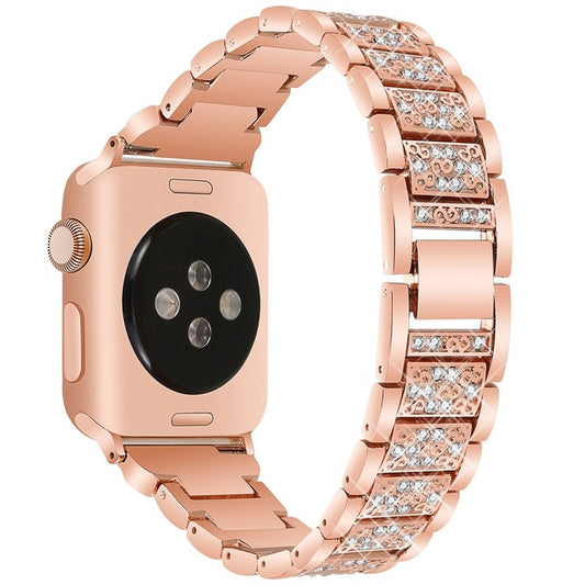 For Apple Watch band 40mm 44mm 38mm 42mm women Diamond Band for Apple Watch series 4 3 2 1 IWatch Bracelet Stainless Steel Strap