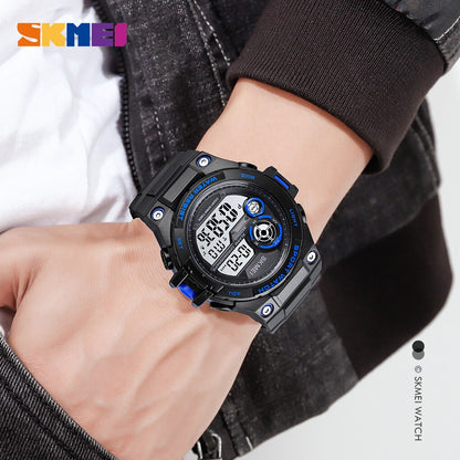 SKMEI 1759 New Sport Watches 100M Waterproof Digital Watch Fashion Countdown Chrono Clock Men Casual LED