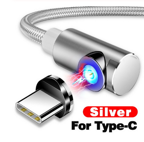 2m Magnetic Cable Micro USB Type C Adapter Charger Fast Charging For Magnet  Cord