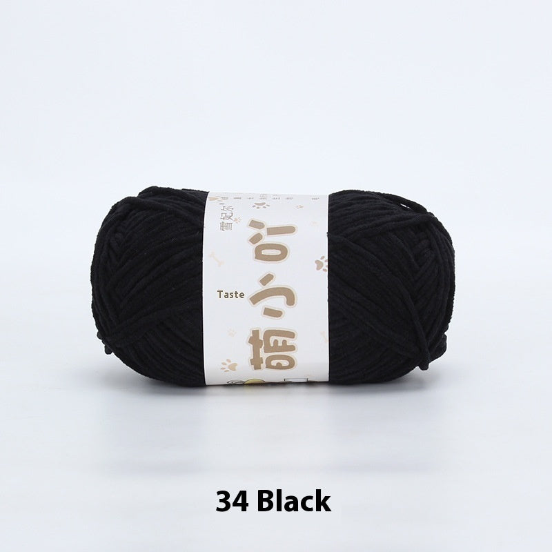 Chenille Wool Ball Hand-woven Diy