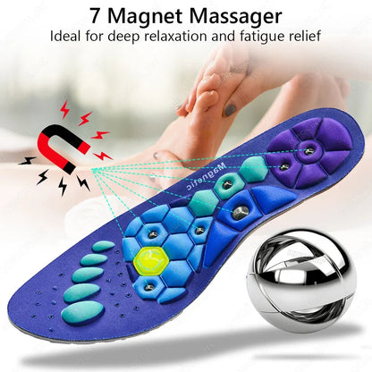 Medical Magnetic Insole Therapy Sports Insoles Orthopedic  Massage Foot Weight Loss Slimming