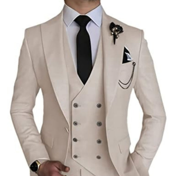 Business Casual Men's Three-piece Suit