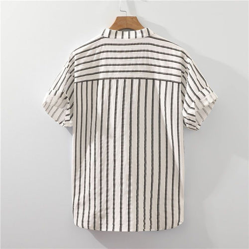 Fashion Japanese Style Striped Shirt For Men