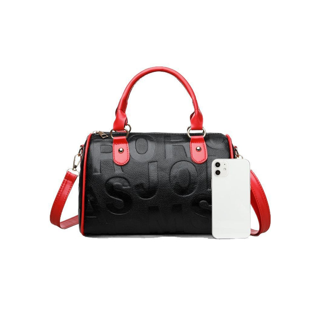 Authentic Leather Tactile Feel Large-capacity Crossbody Bag