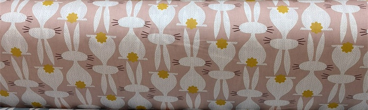 Cartoon Panda And Tiger Cotton Twill