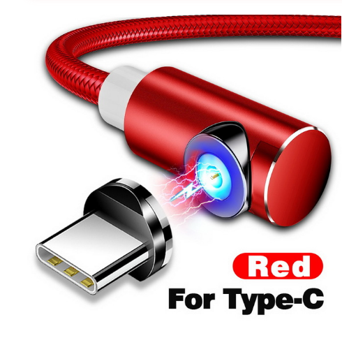 2m Magnetic Cable Micro USB Type C Adapter Charger Fast Charging For Magnet  Cord
