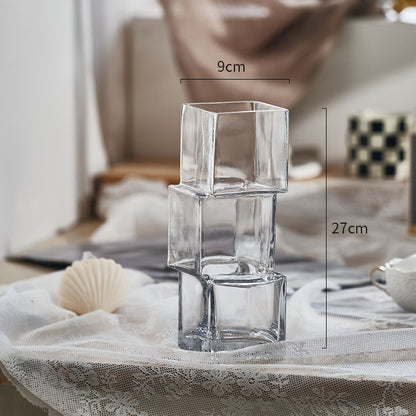 Handmade Dislocation Irregular Glass Vase