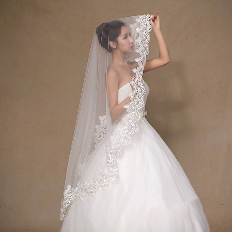 Wedding dress  White Bride Veil Cheap accessories