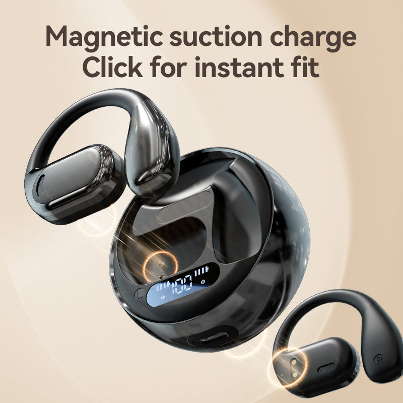 Fall Open - Ear Weireless Earphone, Lightweight Earphone , Noice Cancelling Bluetooth - CompatibleStereo