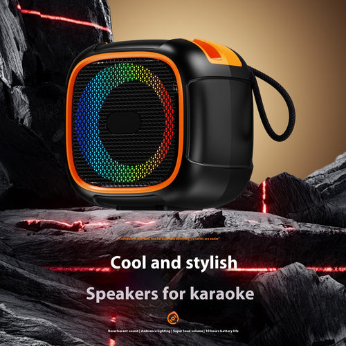 Colored Lights Portable Outdoor Wireless Bluetooth Audio