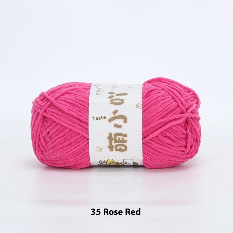 Chenille Wool Ball Hand-woven Diy