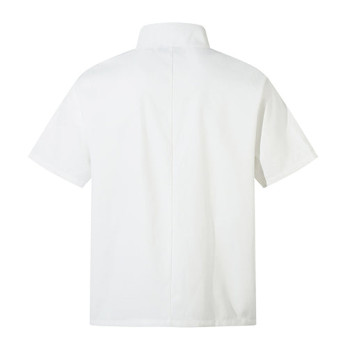 Short Sleeve Loose Lapel Shirt For Men