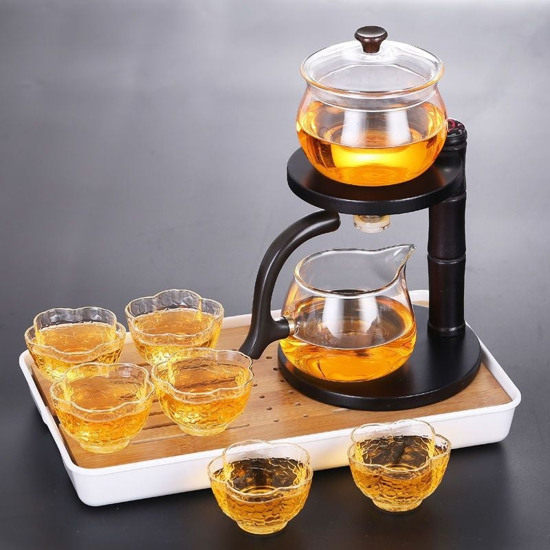 Glass Semi-automatic Fully Automatic Tea Set Suit Lazy Household