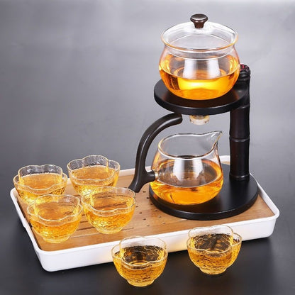 Glass Semi-automatic Fully Automatic Tea Set Suit Lazy Household