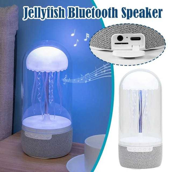 3 In 1 Creative Colorful Jellyfish Lamp Bluetooth-compatible Speaker Ellyfish Speaker With Lights For Home Office