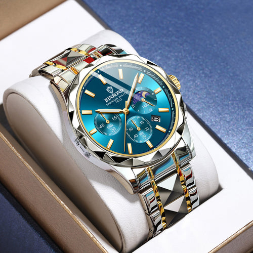 Multifunctional Butterfly Clasp Men's Watch