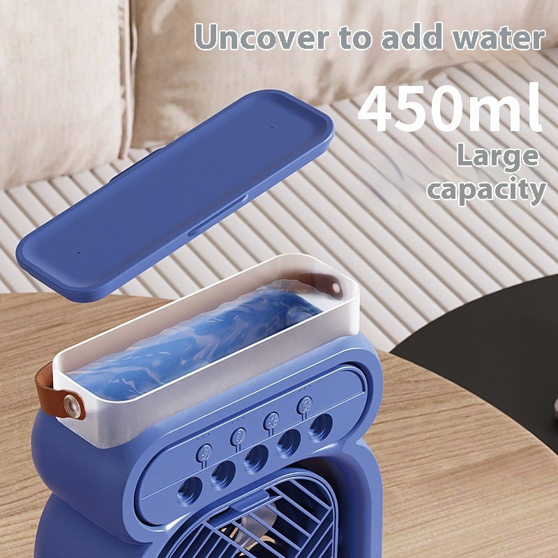3 In 1 Portable Air Conditioner Evaporative Air Cooler LED Night Lights 3 Speeds
