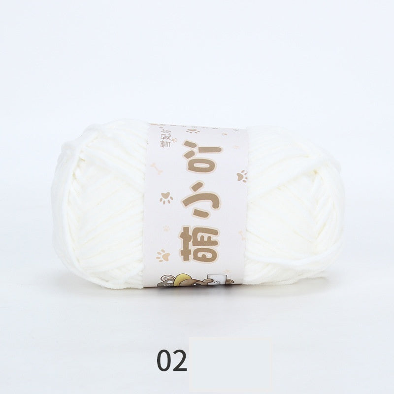 Chenille Wool Ball Hand-woven Diy
