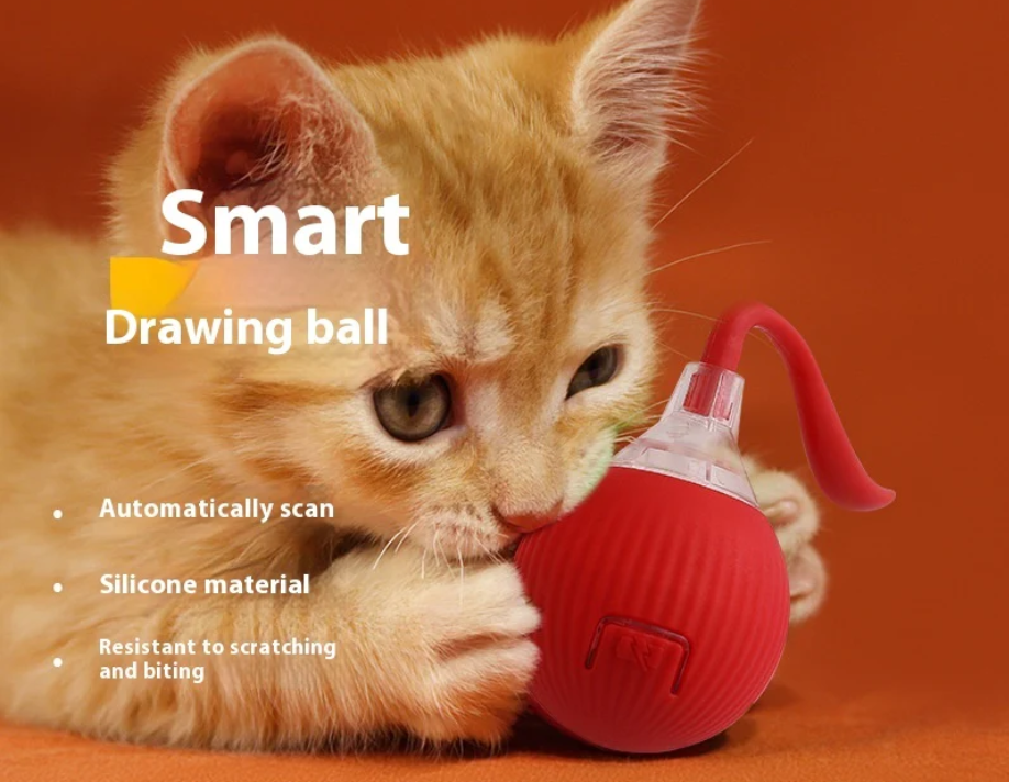 Interactive Cat And Dogs Toy Ball Super Drive Cat Rolling Ball