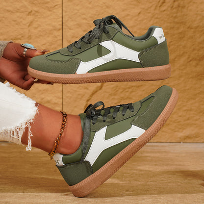 Women's flat shoes casual sports shoes single shoes shallow mouth board shoes