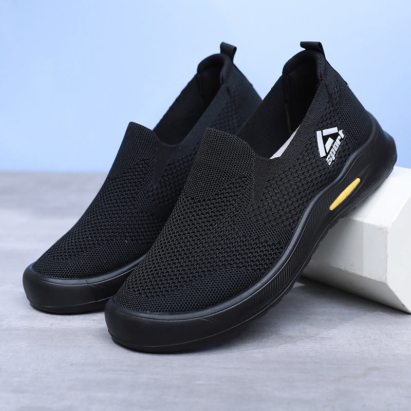 Comfortable and breathable thick soled sports shoes with soft soles for outdoor dad shoes